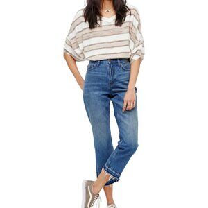 Free People Womens Release Boot Cut Jeans Stone Blue Size 29